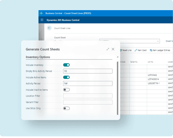Inventory Tracking and Counting