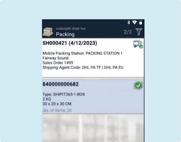 Shipping and Production